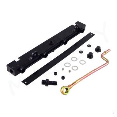 China Aluminum Aluminum Fuel Rail Fits For Acura RSX K20A K20A2 K20Z1 Red Black Type S 2.0L 02-06 for sale