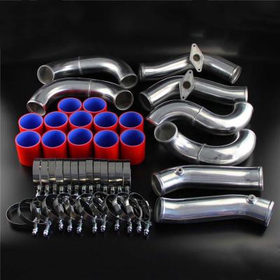 China Universal Aluminum Racing Intercooler Piping Kit Fit For R35 GTR VR38DET VR38 09-15 for sale