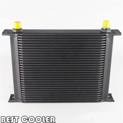 China 30 Row Aluminum Alloy 10 A Transmission Oil Cooler For Universal Cars AN10 Cooling System for sale