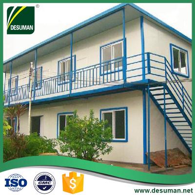 China Hotel DESUMAN ready made modular2 1 story mini bedroom pre manufactured cheap mobile homes for sale