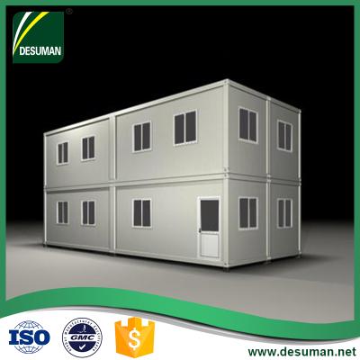 China Hotel Mobile Restaurant Office Bar Parking Garage DESUMAN Flat Pack Used Shipping Container Van Frames Modular Homes For Sale for sale