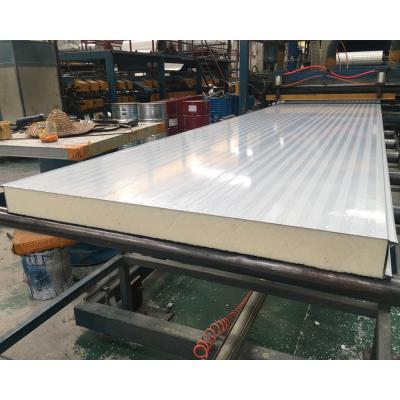 China 1150MM/950MM Polyurethane Wall Panel PU Sandwich Panel For Prefab House Foshan Supplier for sale