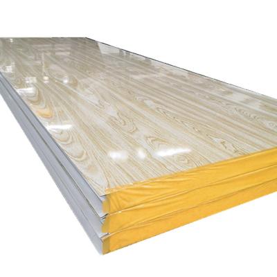 China Quick Installation DESUMAN EPS Wood Grain Sandwich Panel Sandwich Panel For Prefab House for sale