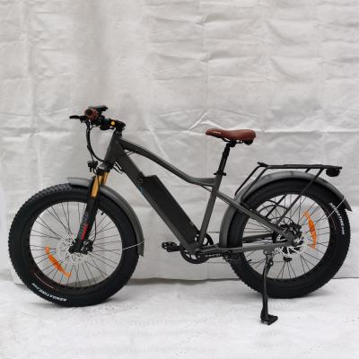 China High End Aluminum Alloy Men's 250w/500w/750w Snow Sports Bike Adult OEM Electric Bike 26inch Fat Electric Bike for sale