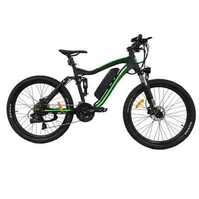 China Aluminum Alloy 27.5 Full Suspension Mountain Electric Bicycle For Sale for sale