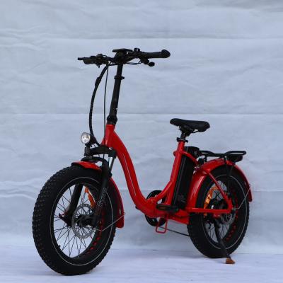 China Factory direct sales aluminum alloy cheap electric bike adult hot sale electric fat folding bicycle 20 inch mini electric bike for sale