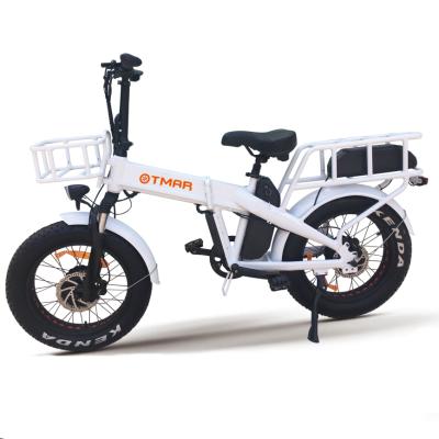 China Aluminum Alloy 20inch Big Tire Folding Electric Bicycle For Adults Hot Sale for sale