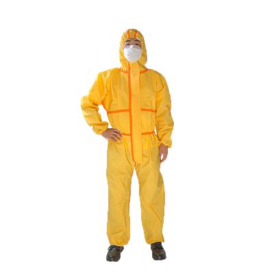 China Oil Proof Chemical Prevention Liquid PPE Working Chemical Protective Overall Suit for sale