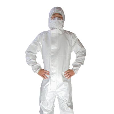 China Anti-Static Disposable Protective Suit Protective Clothing COVERALL CE Type 5B/6B for sale