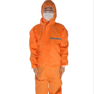 China Breathable disposable sms protective coverall with head hood type 5 6 coveralls working clothing for sale