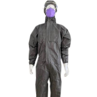 China Safety Non-Sterile Coveralls Jacket Disposable PPE Work Protective Clothing Men's Breathable Suits for sale