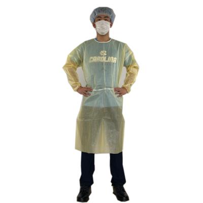 China Breathable Wholesale Disposable Isolation Gown Level 3 Garment Coveralls Protective Suit Isolation Gown for sale