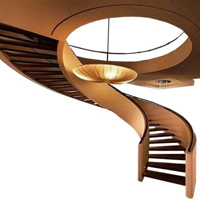 China Modern custom arch steel stair series without support, large shopping malls, clubs, hotels, sales centers for sale