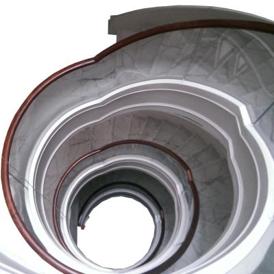 China Modern custom arch steel stair series without support, large shopping malls, clubs, hotels, sales centers for sale