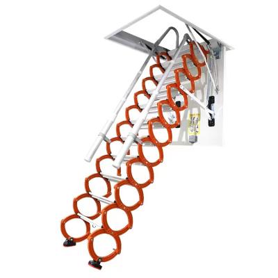 China Modern Attic Lifts Metal Telescopic Attic Stairs Interior Used Manual / Motorized Attic Ladder for sale