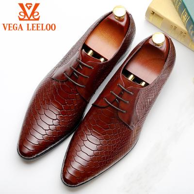 China British Crocodile Pattern Anti-Slippery Elegant Shoes Leather , Formal Wedding Shoes for sale