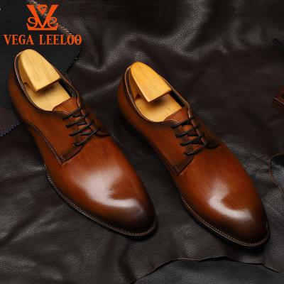 China Luxury Anti-Smell Italian Genuine Cow Leather Men's Oxford Leather Wedding Shoes New Design Mens Leather Formal Elegant Shoes for sale