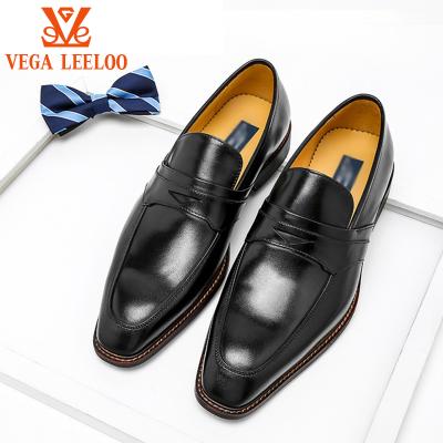 China 2021 Latest Style Men's Leather Shoes Loafer Official Loafer Shoes Anti-Smell Handmade Design Italy Leather Slip-on Leather Shoes for sale