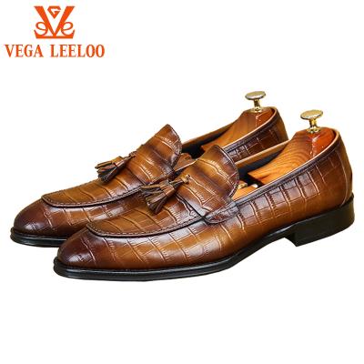 China New Arrival Loafer Style Genuine British Pattern Cowhide Genuine Leather Men's Business Formal Shoes Elegant Brand Quality Formal Shoes for sale