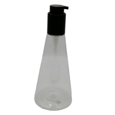 China Wholesale Empty Cosmetic Packaging 250ML Conical Conical Pump Plastic Skin Care Bottle for sale