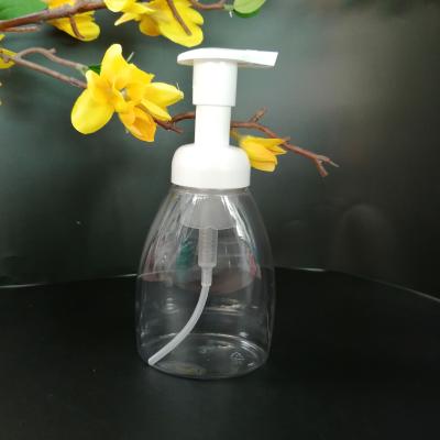 China Hot Sale 200ml PET Plastic Foam Pump Bottle Liquid Soap Shower Gel Eco-friendly Bottle for sale