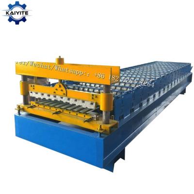 China Hotels PLC Control Australia Roller Shutter Door Slate Roll Forming Making Machine Supplier for sale