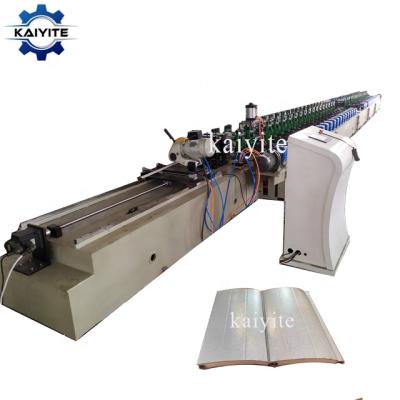 China Garment Shop Automatic PU Aluminum Foam Roller Shutter Forming Machine for sale