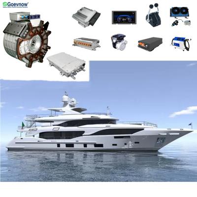 China Waterproof Renewable Energy 114hp 214hp Marine Electric Vessel Motor Controller+HMI For Rowing Gear Fishing Boat for sale