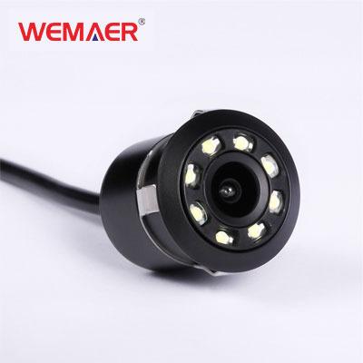 China Ip68 Hd Small Mini Rear View Hidden Parking Night Vision 170 Safe Angle Reversing Assist Car Camera for sale