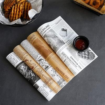 China Oil/Water/Stick/Scorch Proof Sale Like Hot Cakes Food Picnic Paper Covers Grease Grease Wrapping Sheets 10 x 10 Inch Baking Paper for sale