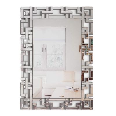 China Art Decorative Wall Mirrors Large Traditional Greek Venetian Mirror For Home Hotel Vanity Sliver Mirror for sale