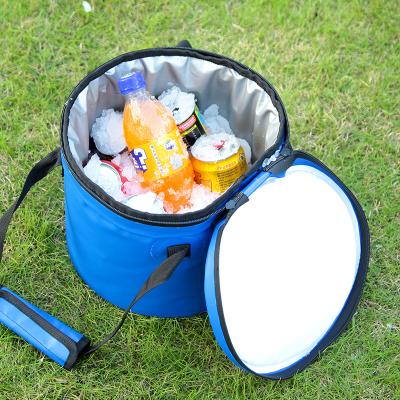 China Lunch Box PVC Insulated Waterproof Medium Waterproof Food Wine Cooler Bag for sale