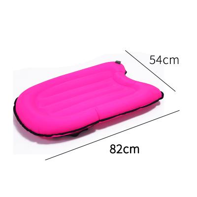 China Hot Selling Women Inflatable Surfboard PVC Drainage Float Bed For Kids Toy Children Surfing Board For Swimming Beginners for sale