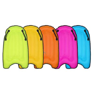 China Multicolor Unisex OEM With Handles Portable Inflatable Surfboard Aid Summer Water Fun Toy for sale