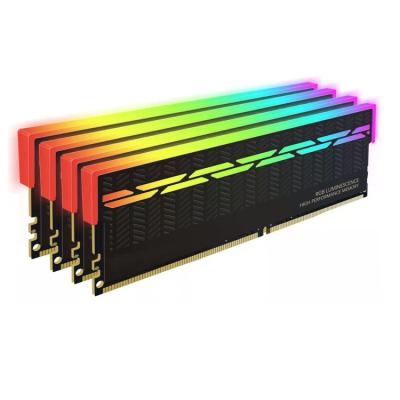 China RGB Ram Memory 1.35V 288 Pin Udimm Desktop DDR4 8gb 16gb 3200MHz RGB Desktop Game Ram Memoria With Heatsink for sale