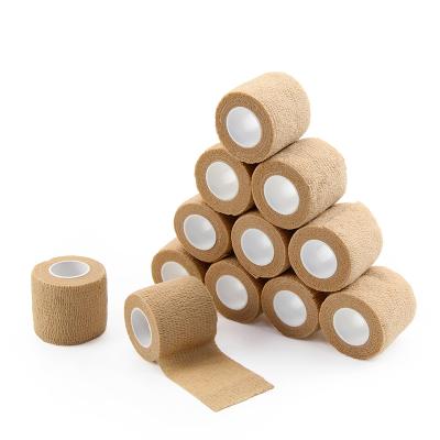 China Highly elastic and breathable cotton printing cohesive bandage suitable for animals and pets crepe bandage for sale