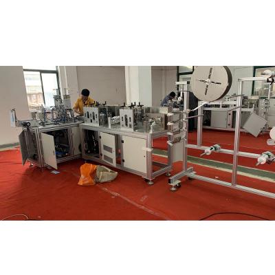 China Factory High Quality Brand New Full Automatic Clog Two One Face Mask Machine Full Automatic Flat Mask Making Machine for sale