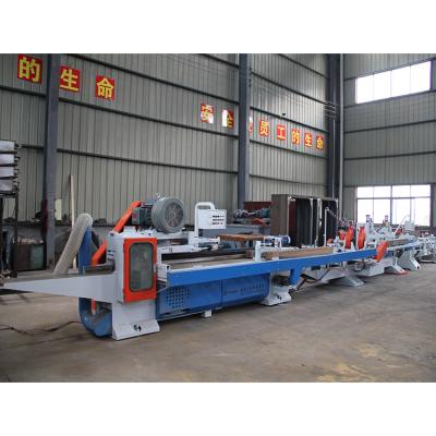 China Horizontal Cold Pressed Heavy Bamboo Material Flat Floor Head Balancing Multi-Chip Saw Machine for sale