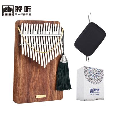 China High Quality AfricanPadauk Kalimba LT-K17P AfricanPadaukWood 17 Keys Mbira Thumb Piano Kalimba Musical Instrument for sale