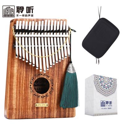 China Yellow Sandalwood Kalimba LT-K17Y 17 Keys Mbira Inch Piano Factory Direct Selling High Quality Hot Products for sale