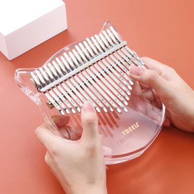 China Wholesale Cheap Acrylic Kalimba Finger Piano Crystal Thumb Piano 21 Keys Acrylic Transparent Kalimba Factory for sale