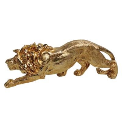 China Custom Made Luxury Home Decor Hotel Decoration Office Europe OEM Europe Animal Lion Statue for sale