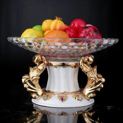 China New creative sculpture tree root hotel decoration luozhu fruit dish statue in Europe for sale