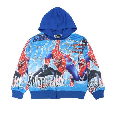 China Boy Breathable Coat 2022 Spring And Autumn Children New Hooded Zipper Kids Baby Jacket Fashion Anime Clothes Spider-man for sale