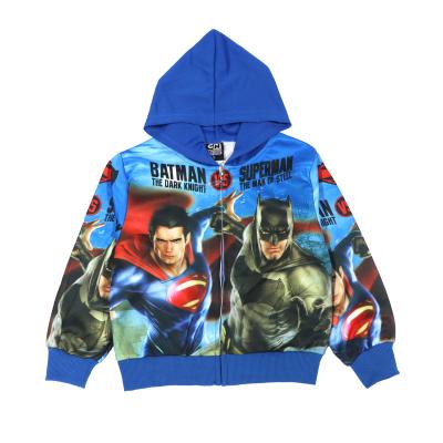 China Breathable Hooded Boy Coat Spring And Autumn Children Zipper Kids Baby Jacket Fashion Anime Clothes Superhero for sale