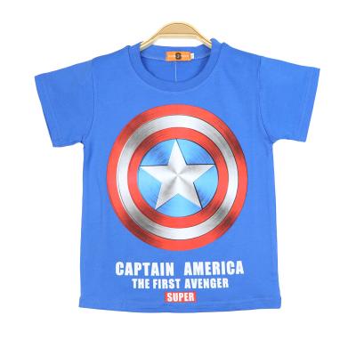 China Anti-pilling Boys Pique New Cotton Sleeve Summer Children Baby Clothes Short Sleeve Children's Top Fashionable Handsome T-shirt for sale