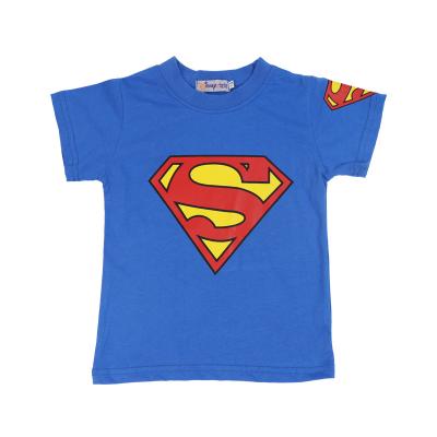 China Anti-Shrinkage Boys Stitching New Cotton Summer Kids Clothes Baby Clothes Half Sleeve Short Sleeve Kids Top Fashionable Lovely T-shirt Custom for sale