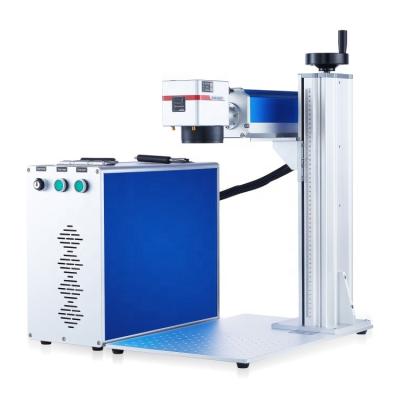 China Deep Marking Bluetimes Metal Marking Machine with 20w 30w 50w fiber laser ratary marking machine for sale