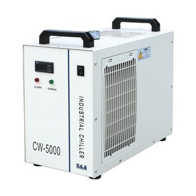 China Water Cooled High Efficiency Energy Saving Temperature/Digital Display S&A CW3000 CW5000 CW5200 CW6000 CO2 Industrial Cooling Chiller for sale