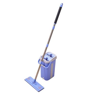 China Sustainable Flat Mop Bucket For Floor Cleaning Magic Mop For Home Cleaning Product for sale